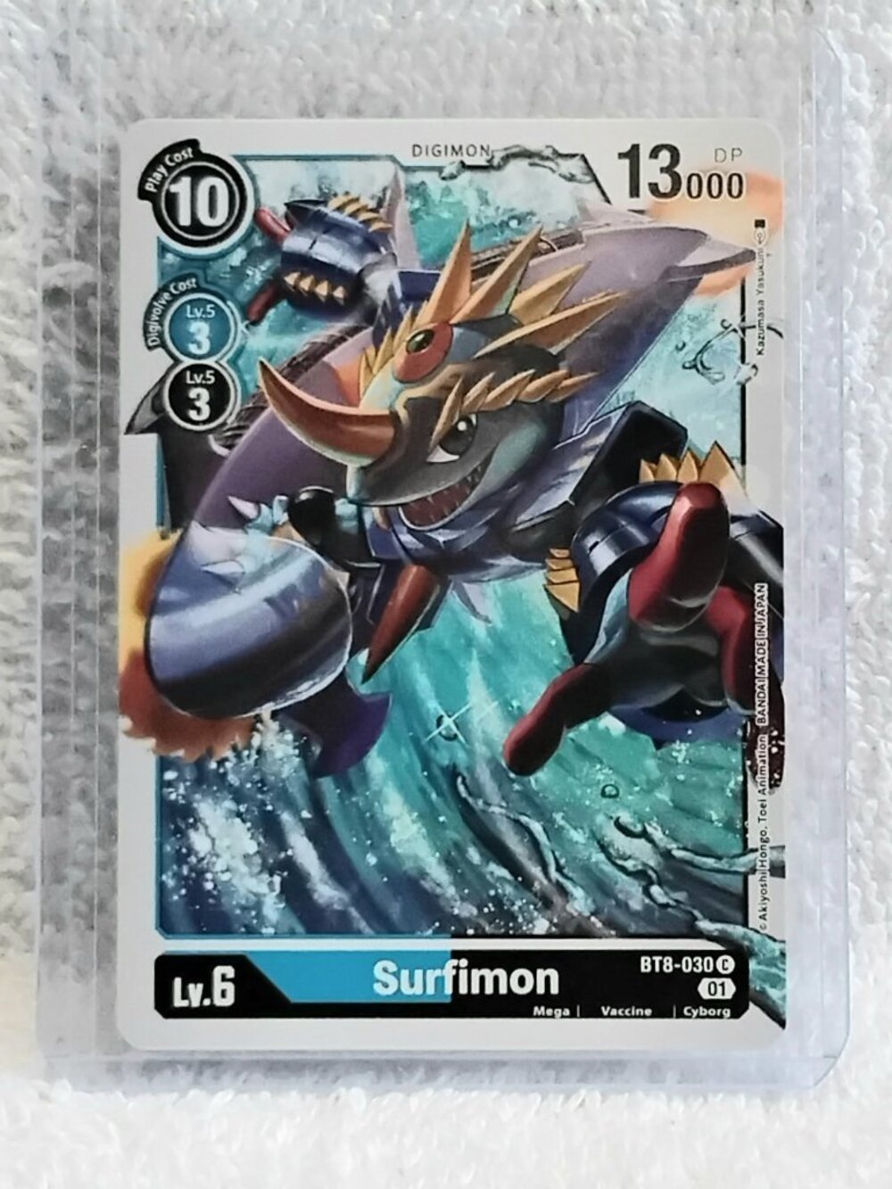 5/$20 Mint Surfimon Digimon Card BT8-030 C by Bandai!!